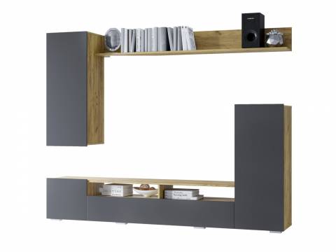 Гостиная Диаманд Крафт-Графит