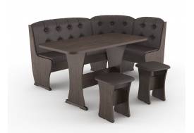 Кухонный уголок Ника-6 Эффект Венге-Арабика