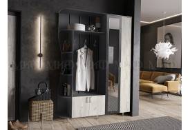 Прихожая Лика-1 крафт белый, графит