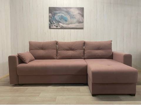 Диван Комфорт-3 ПБ Тик-Так велюр Luma 16