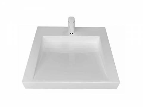 Раковина над стиральной машиной Breez 50 MySpace Белый Щелевой слив