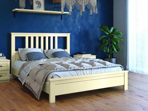 Кровать Лаура 1400 Слоновая кость