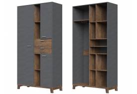 Шкаф ШР-2 Монтана Таксус/Металл Бруклин