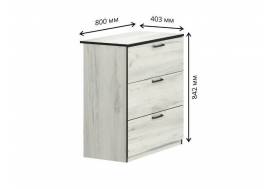 Комод с 3-мя ящиками 350 СГ Вега