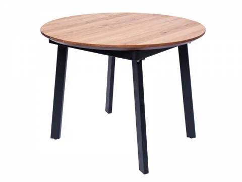 Стол Раунд раздвижной натуральный дуб КС-60 бабочка