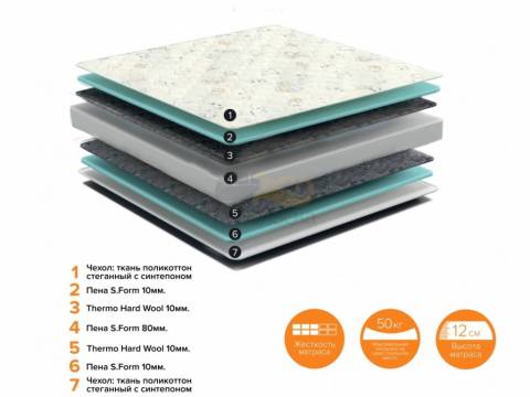 Матрас Винни-Пух ширина 700