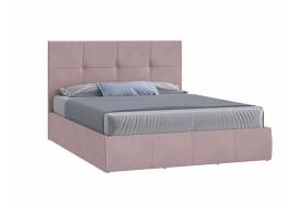 Кровать Твист с ПМ 1800х2000 мм микровелюр розовый