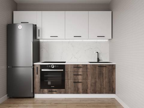 Кухонный гарнитур Старое Дерево 2550 МДФ