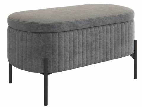 Пуф Винни велюр графит