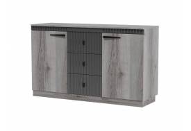 Комод на цоколе Ольга 3 дуб делано