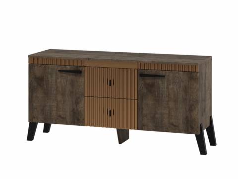 Тумба ТВ с ножками Ольга 3 дуб коми