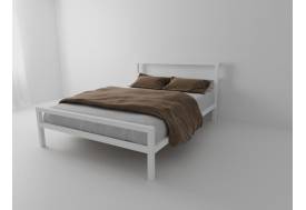 Кровать металлическая Комфорт 1400 белая