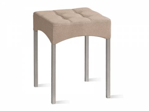 Табурет Люкс.1 Микровелюр Виола 07 (бежевый)