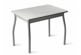 Стол раздвижной Орион.4 900 пластик мрамор белый - комплект ног №1.1