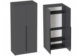 Шкаф двухдверный Нора Графит