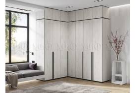 Шкаф угловой модульный Норд Дуб Крафт Белый