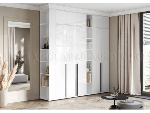 Шкаф с терминалом Норд Белый глянец