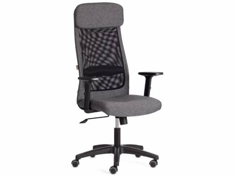 Кресло PROFIT PLT ткань серый/черный