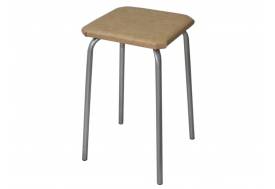 Табурет квадратный ДХ-9 обивка бежевый