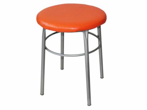 Табурет круглый ДХ-10 обивка апельсин