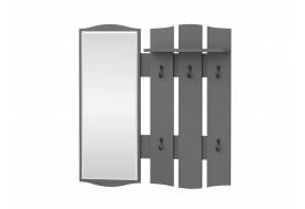 Вешалка с зеркалом Фьюжен 2-0403 Графит