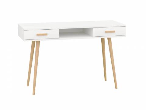 Стол письменный с двумя ящиками и открытой нишей 6-01103