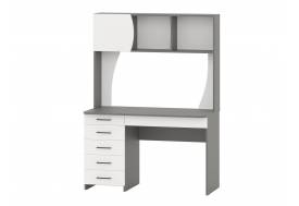 Стол рабочий Сигма 6-0606 Графит, Белый