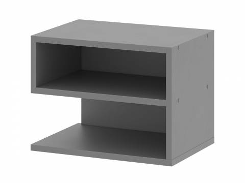 Тумба прикроватная Энни тб1 Графит серый