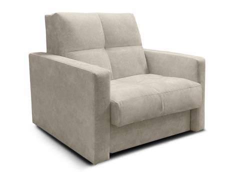 Диван Рэй 900х2000 Клетка с прямыми подлокотниками Vivaldi 3 бежевый велюр