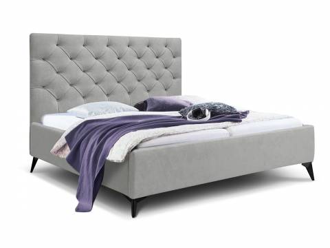 Кровать Фрейм 1200 Каретная стяжка высокие ножки без подъема вивальди 14