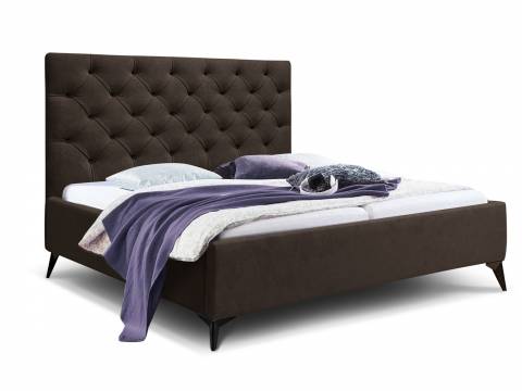 Кровать Фрейм 1800 Каретная стяжка высокие ножки с подъемом вивальди 10