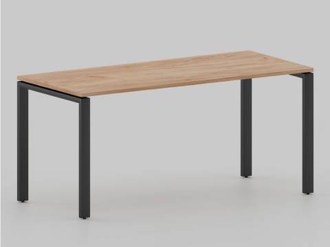 Стол с эффектом парения Лофт П-образные опоры черные ЛО.Кпп_6 600х1400 мм