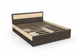 Кровать Дуэт Люкс 1200 Венге/Млечный Дуб