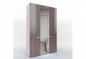 Шкаф трехстворчатый Трио Серебряный орех