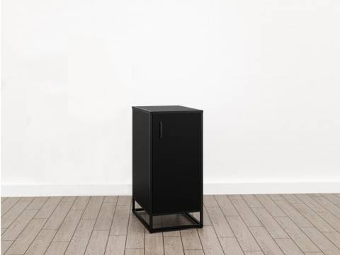 Тумба под кофемашину (М-21) Лофт Черный