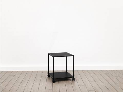 Тумба подкатная открытая (М-18) Лофт Черный