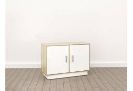 Тумба под принтер (О-8) Eclectic lite Дуб рокпайл-белый