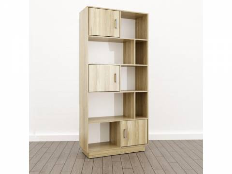 Стеллаж большой (О-11) Eclectic lite одноцветный Дуб рокпайл