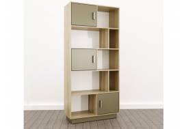 Стеллаж большой (О-11) Eclectic lite Дуб рокпайл-Мокко