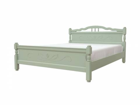 Кровать Карина-5 1600 Зелёный самшит