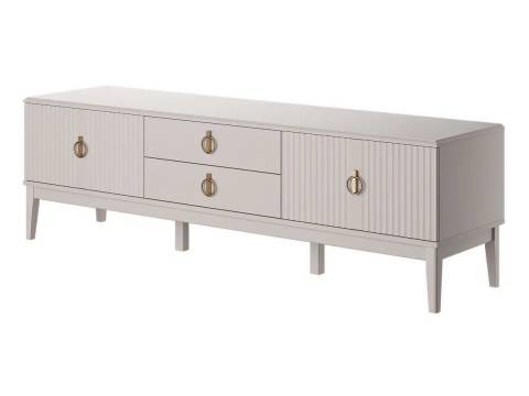 Тумба для ТВ 4 ящика Фарго льняной