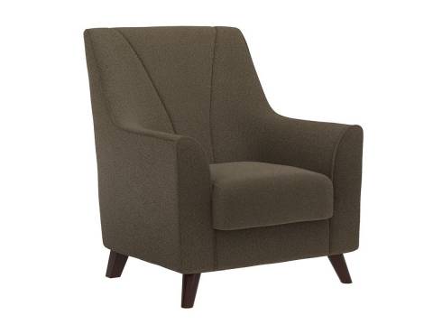 Кресло Далас-1 Вариант 8 коричневый мех