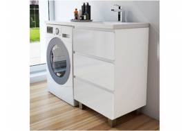 Тумба с раковиной Dallas Luxe 1050 напольная 3 ящика правая