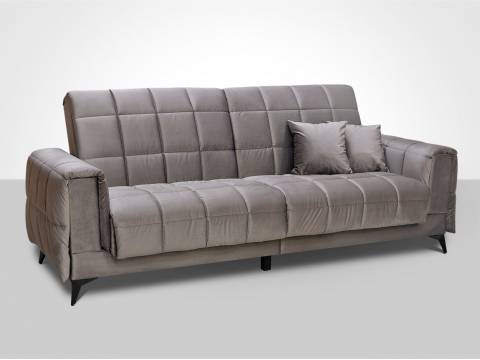 Диван Флирт 3 со съемным чехлом Фьере визон