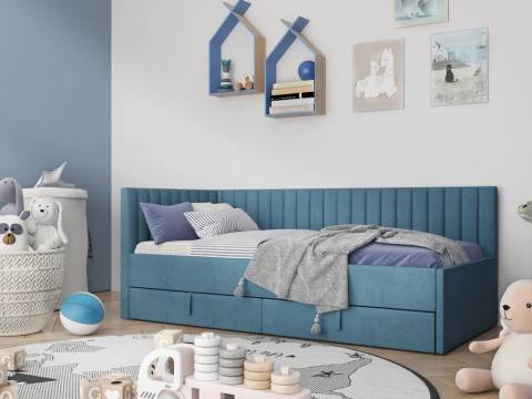 Кровать Оскар велюр luma 18