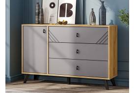 Комод 3 ящика Байкал со створкой