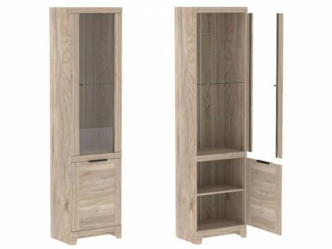 Пенал со стеклом Юта Дуб Мария