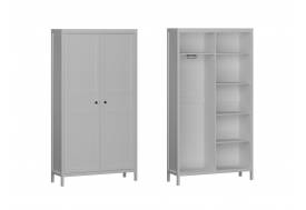 Шкаф для одежды 2-х дверный с глухими дверями Фрея