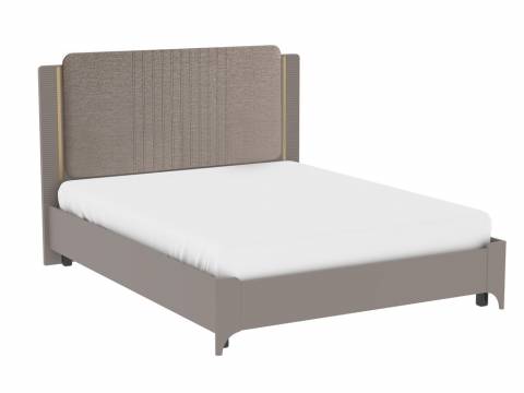 Кровать 1600 Сиде Мокко (рогожка) без основания