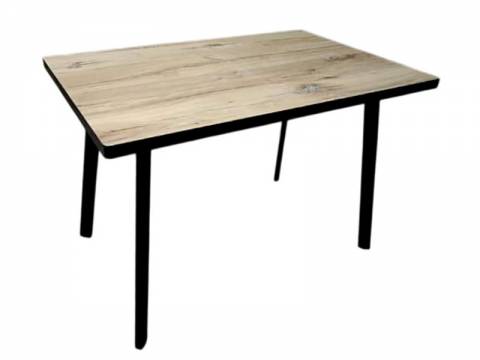 Стол раздвижной Лэнд дуб флагстафф/черный